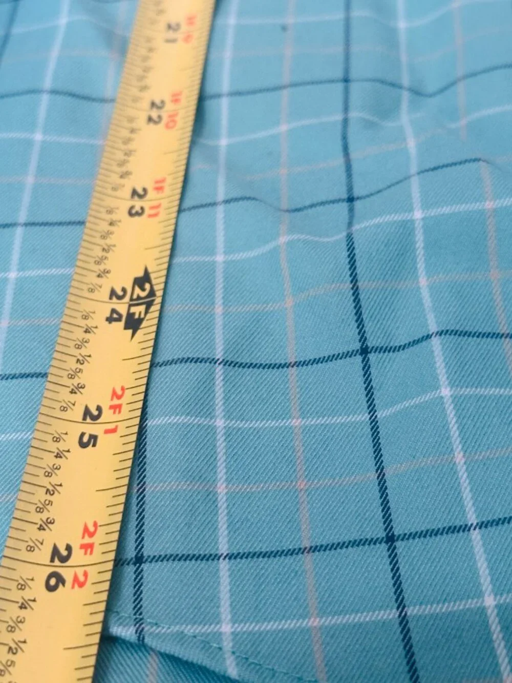 L.L. Bean Men's Button Up Plaid Green/Blue Shirt - Cotton Small Short Sleeve